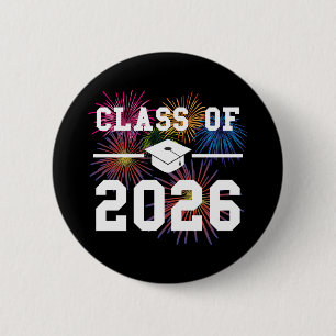 Badge Rond 5 Cm Classe de 2026 Année de Terminale
