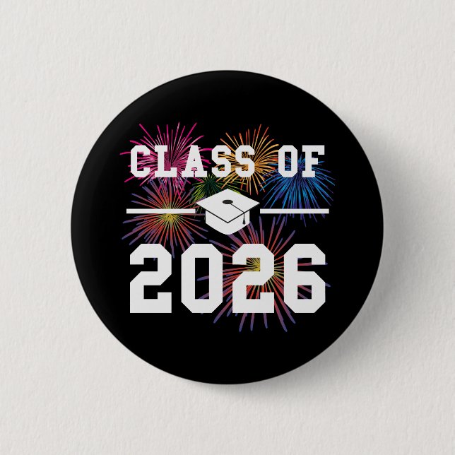 Badge Rond 5 Cm Classe de 2026 Année de Terminale (Devant)