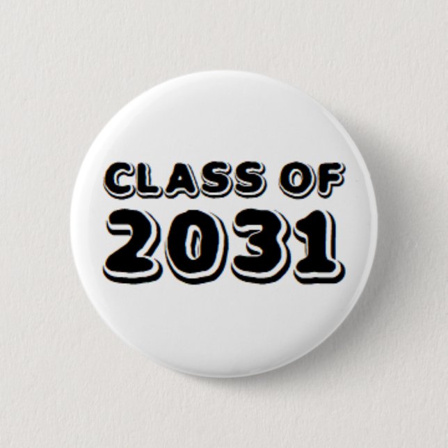 Badge Rond 5 Cm classe de 2031 (Devant)