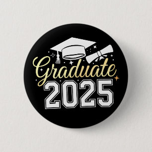 Badge Rond 5 Cm Classe De Diplôme De 2025