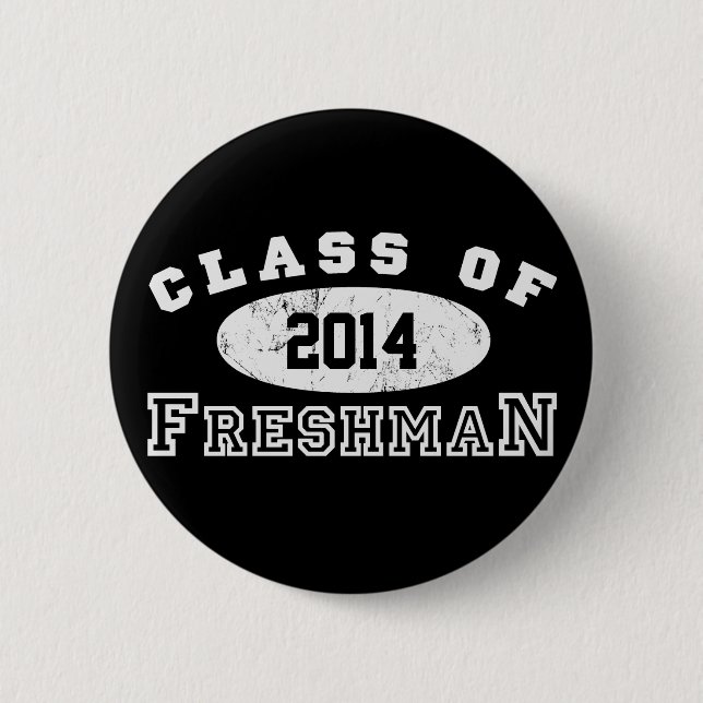 Badge Rond 5 Cm Classe d'étudiant de première année de (Devant)