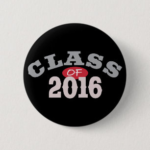 Badge Rond 5 Cm Classe du rouge 2016