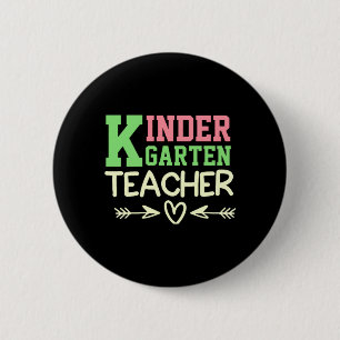BADGE ROND 5 CM CLASSE ENSEIGNANT DE FUNNY KINDERGARTEN DE 2024
