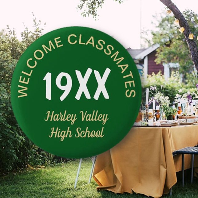 Badge Rond 5 Cm Classe Reunion fun ! Bouton Réunion personnalisée (Créateur téléchargé)