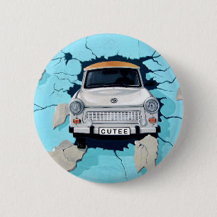 Badge Rond 5 Cm Classic Car Mural Vintage Car Art Classic Car Art