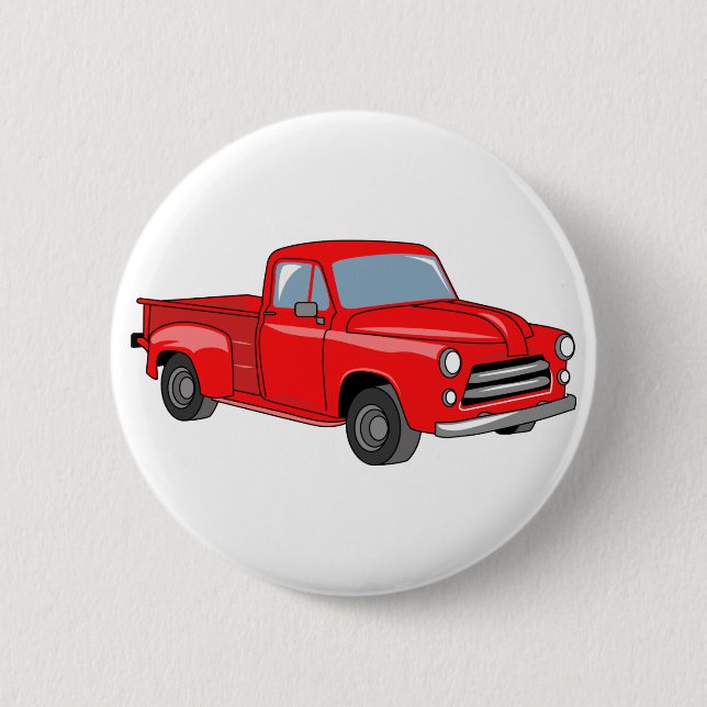 Badge Rond 5 Cm Classic Pickup Truck (Devant)