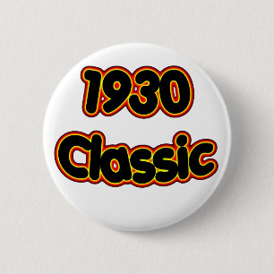 Badge Rond 5 Cm Classique 1930