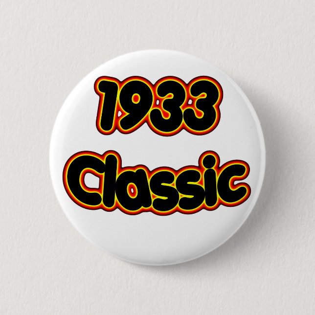 Badge Rond 5 Cm Classique 1933 (Devant)