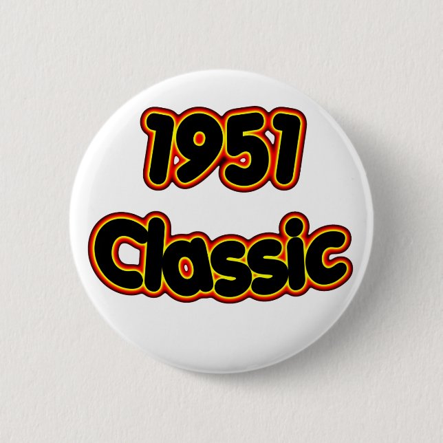 Badge Rond 5 Cm Classique 1951 (Devant)