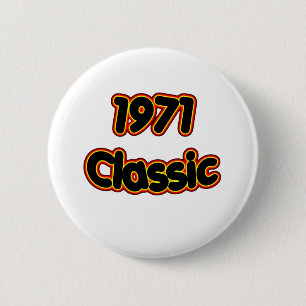 Badge Rond 5 Cm Classique 1971