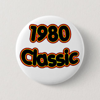 Badge Rond 5 Cm Classique 1980