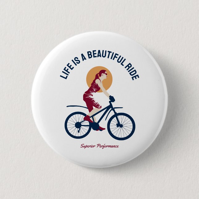 Badge Rond 5 Cm Classy rider (Devant)