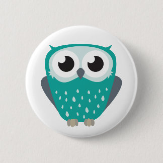 Badge Rond 5 Cm Claude le petit hibou