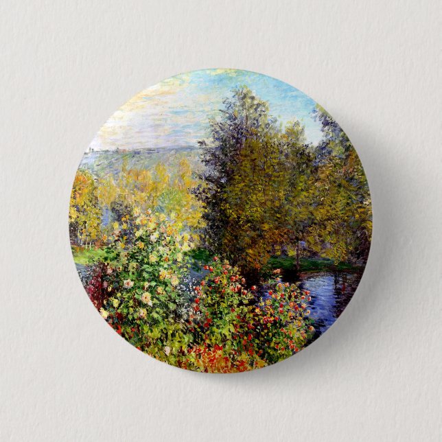 Badge Rond 5 Cm Claude Monet A (Devant)