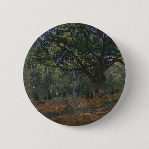 Badge Rond 5 Cm Claude Monet le chêne de Bodmer, avants de