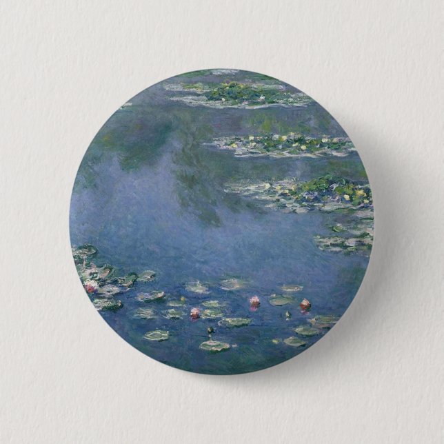 Badge Rond 5 Cm Claude Monet - nénuphars - Ryerson 1906 (Devant)