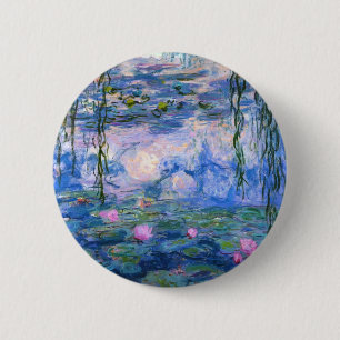 Badge Rond 5 Cm Claude Monet Water Lillies 1919