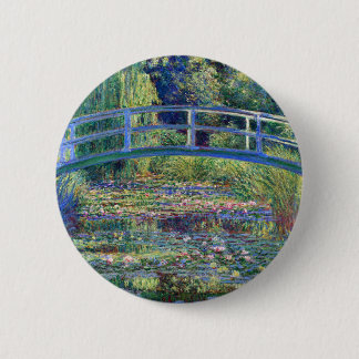 Badge Rond 5 Cm Claude Monet Water Lily Pond