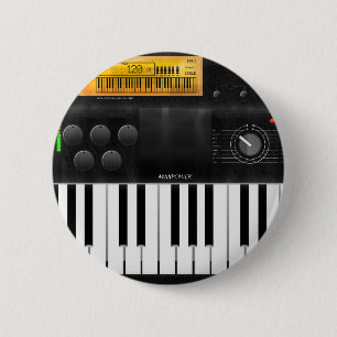 Badge Rond 5 Cm Clavier électronique