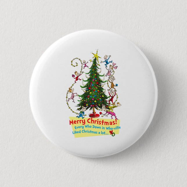 Badge Rond 5 Cm Clic Joyeux Noël  (Devant)