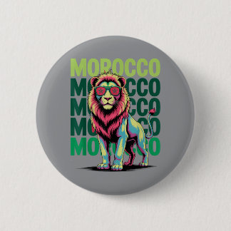 Badge Rond 5 Cm Clic Maroc Garçons Drapeau Esprit Dima Maghreb Adn