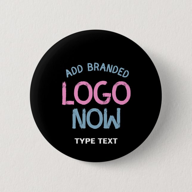 BADGE ROND 5 CM CLIENT SIMPLE CONTEMPORAIN PROPRE NOIR MODE (Devant)