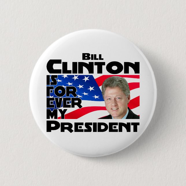 Badge Rond 5 Cm Clinton_4everB (Devant)