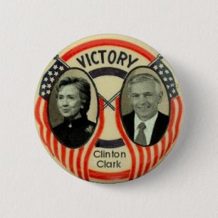 Badge Rond 5 Cm Clinton et Clark