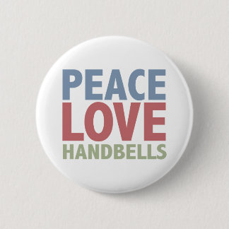 Badge Rond 5 Cm Clochettes d'amour de paix