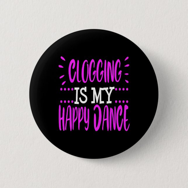 Badge Rond 5 Cm Clogging Tee - shirts (Devant)