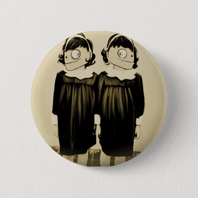 BADGE ROND 5 CM CLONE IDENTIQUE (Devant)