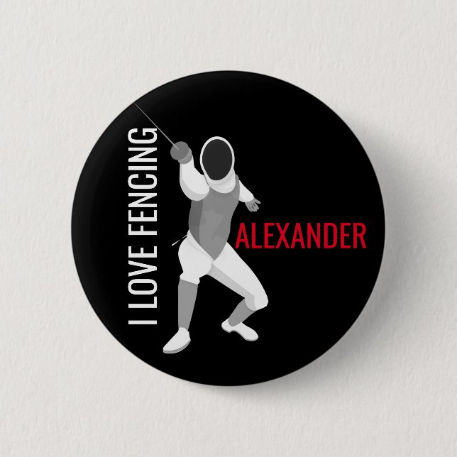 Badge Rond 5 Cm Clôture (Devant)