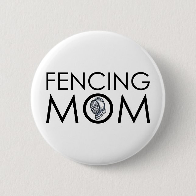 Badge Rond 5 Cm Clôture de la maman (Devant)