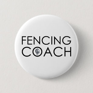 Badge Rond 5 Cm Clôture de l'entraîneur