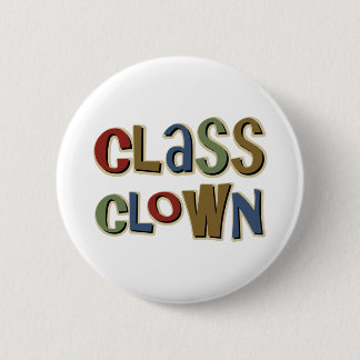 Badge Rond 5 Cm Clown de classe