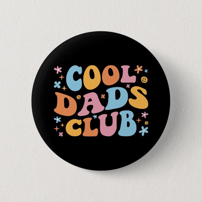 Badge Rond 5 Cm Club cool Dads III (Devant)