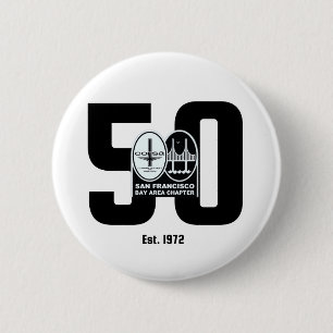 Badge Rond 5 Cm Club Corvair de San Francisco 50e anniversaire