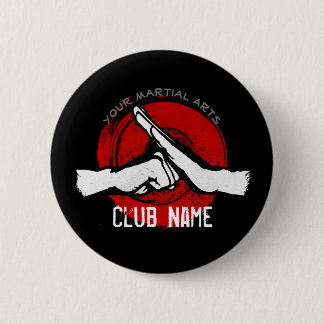 Badge Rond 5 Cm Club d'arts martiaux
