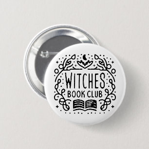 Badge Rond 5 Cm Club de amateurs de livres sorcière académie esthé