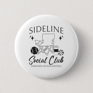 Badge Rond 5 Cm Club de femmes en marge de la journée de jeu de ma