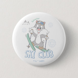 Badge Rond 5 Cm Club de ski Baby SYLVESTER™