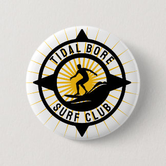 Badge Rond 5 Cm Club de surf de la vague de fond