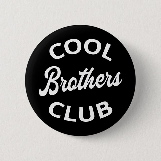 Badge Rond 5 Cm Club des Frères cool I (Devant)