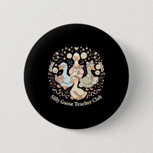 Badge Rond 5 Cm Club des infirmières pédiatriques Silly Goose