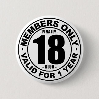 Badge Rond 5 Cm Club enfin 18