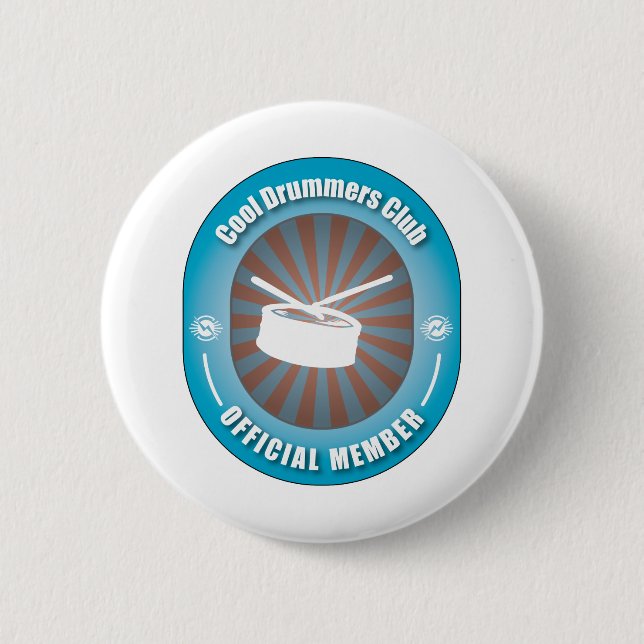 Badge Rond 5 Cm Club frais de batteurs (Devant)