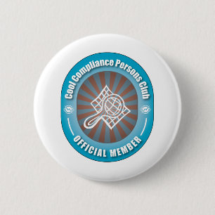 Badge Rond 5 Cm Club frais de personnes de conformité