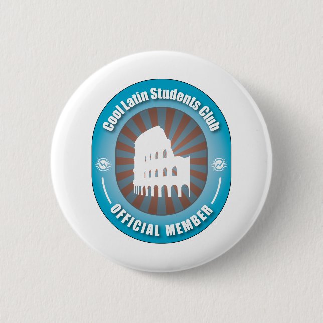 Badge Rond 5 Cm Club latin frais d'étudiants (Devant)