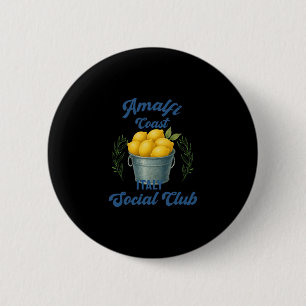 Badge Rond 5 Cm Club Social de la Côte d'Amalfi Italie Souvenir Ci