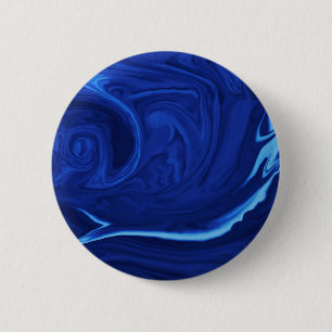 Badge Rond 5 Cm Cobalt bleu arrière - plan texturé artisanal